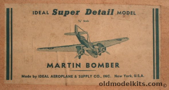 Ideal Aeroplane & Supply 1/16 Martin B-10 Bomber - Super Detail Wooden Aircraft Model plastic model kit